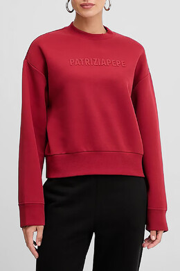 Patrizia Pepe: Красный свитшот 