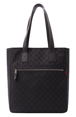 Gucci: Чёрная сумка  GG