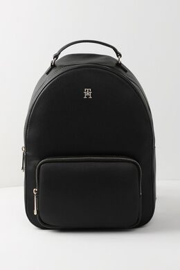 Tommy Hilfiger: Чёрный рюкзак  Soft