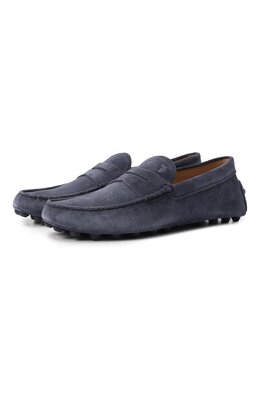 Tod’s: Синие мокасины  Gommino