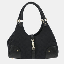 Gucci: Чёрная сумка  Jackie