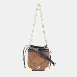 Louis Vuitton: Коричневая сумка 
