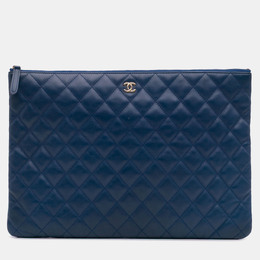 Chanel: Голубой клатч 