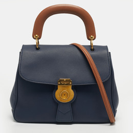 Burberry: Синяя сумка на руку  DK88