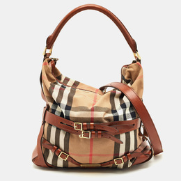 Burberry: Коричневая сумка  House Check