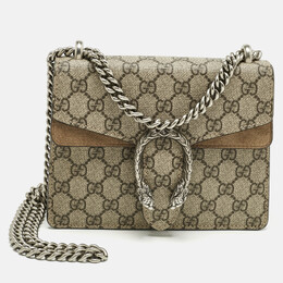 Gucci: Бежевая сумка  GG Supreme