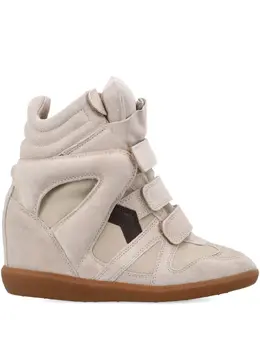 ISABEL MARANT: Бежевые кроссовки 