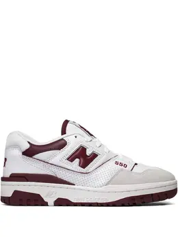 New Balance: Белые кроссовки  550