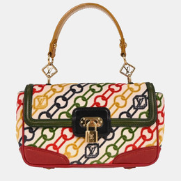 Louis Vuitton: Светлая сумка  Pochette