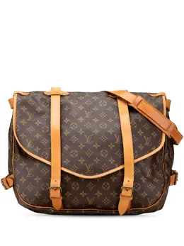 Louis Vuitton Pre-Owned: Коричневая дорожная сумка 