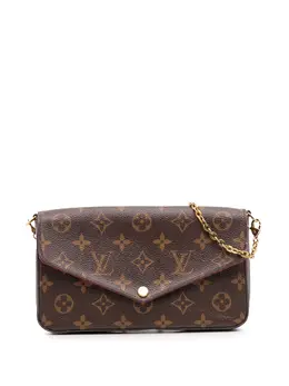 Louis Vuitton Pre-Owned: Коричневая сумка через плечо 