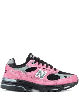 New Balance: Розовые кроссовки 
