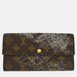 Louis Vuitton: Коричневый кошелёк 