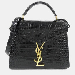 Saint Laurent Paris: Чёрная сумка  Cassandra