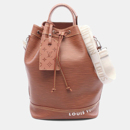 Louis Vuitton: Коричневая сумка  Épi