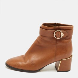 Tory Burch: Коричневые ботинки 