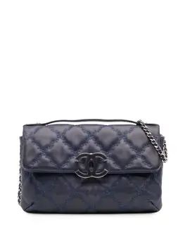 CHANEL Pre-Owned: Голубая сумка 
