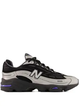 New Balance: Чёрные кроссовки 