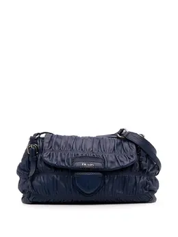 Prada Pre-Owned: Голубая сумка 