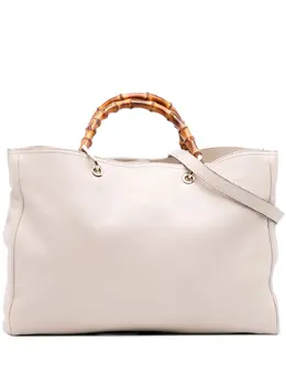 Gucci Pre-Owned: Белая сумка-шоппер 