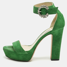 Jimmy Choo: Зелёные сандалии 