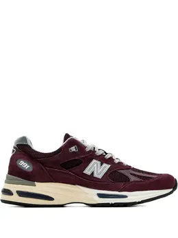 New Balance: Фиолетовые кроссовки 