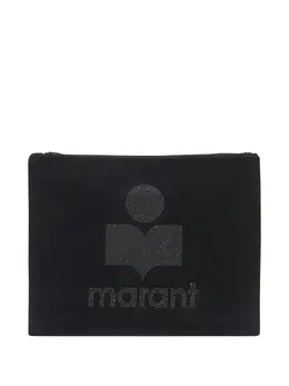 ISABEL MARANT: Чёрный клатч  Nettia