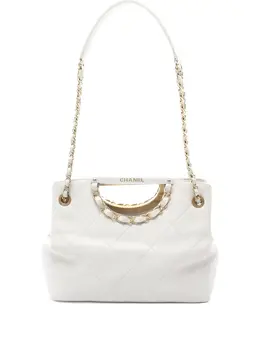CHANEL Pre-Owned: Белая сумка 