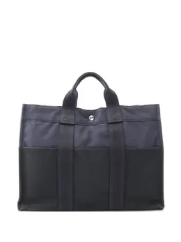 Hermès Pre-Owned: Двухцветная сумка-шоппер 