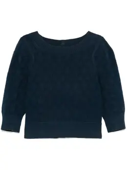 CHANEL Pre-Owned: Голубой топ 