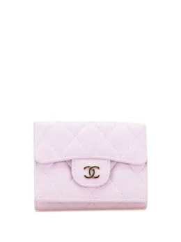 CHANEL Pre-Owned: Розовый кошелёк 