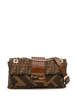 Fendi Pre-Owned: Коричневая сумка 