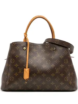 Louis Vuitton Pre-Owned: Коричневая сумка 