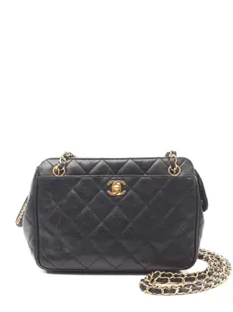 CHANEL Pre-Owned: Чёрная сумка 