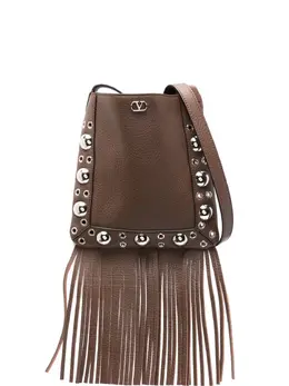 Valentino Garavani: Коричневая сумка 