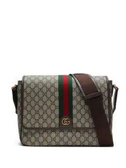 Gucci: Бежевая сумка  Ophidia GG