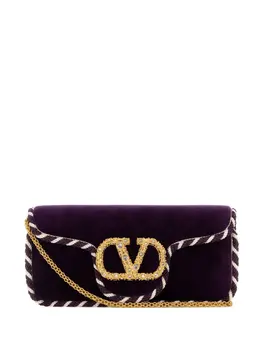 Valentino Garavani: Фиолетовый клатч 