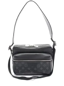 Louis Vuitton Pre-Owned: Чёрная сумка 