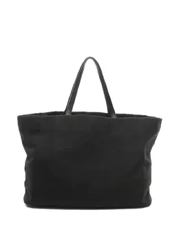 CHANEL Pre-Owned: Чёрная сумка-шоппер 