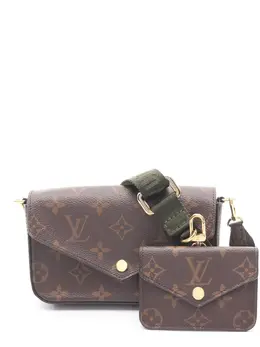 Louis Vuitton Pre-Owned: Коричневая сумка 