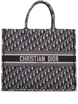 Christian Dior Pre-Owned: Голубая сумка-шоппер 
