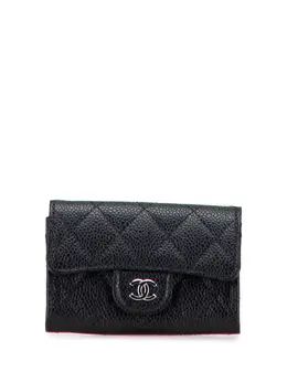 CHANEL Pre-Owned: Чёрный кошелёк 