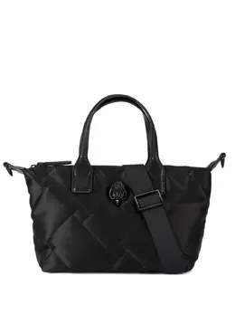 Kurt Geiger London: Чёрная сумка-шоппер 