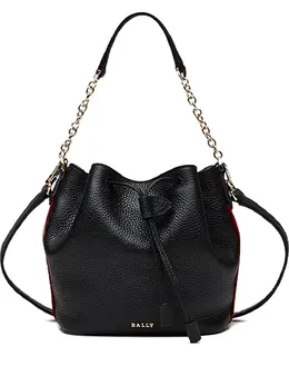 Bally: Чёрная сумка 