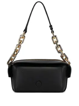 Trussardi: Чёрная сумка 