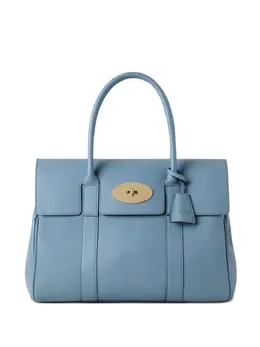 Mulberry: Голубая сумка  Bayswater