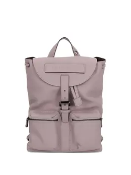Longchamp: Розовый рюкзак 