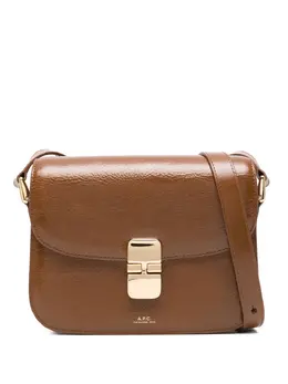 A.P.C.: Коричневая сумка через плечо 