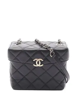 CHANEL Pre-Owned: Чёрная сумка 
