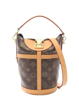 Louis Vuitton Pre-Owned: Коричневая спортивная сумка 